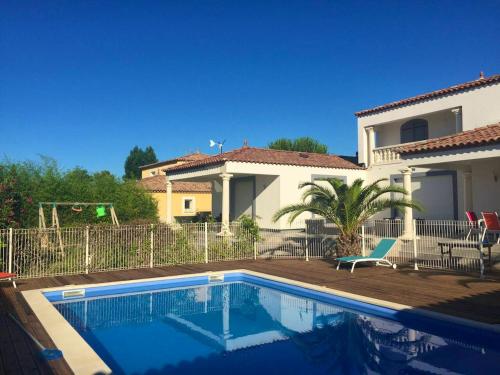 Maison de 5 chambres avec piscine privee terrasse et wifi a Villetelle - Location saisonnière - Villetelle