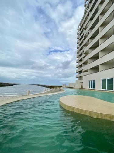 Departamento Riviera. Vista al mar, cerca de playa in Conchal, Mexico