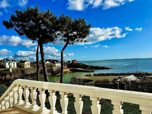 Maison grand confort à Doëlan, vue mer, accès chemins côtiers et plage, WIFI, parking - FR-1-714-12 gîte à louer Doëlan