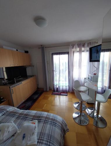 Joli studio avec terrasse et vue EXCLUSIVEMENT POUR NON FUMEURS, Chamonix