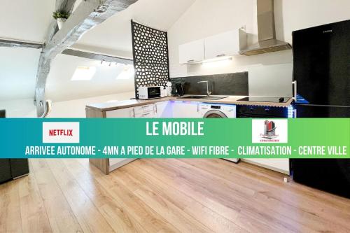 LE MOBILE - Climatisé - Proche de la gare - Centre ville-PROPERTY RENTAL NM - Location saisonnière - Périgueux