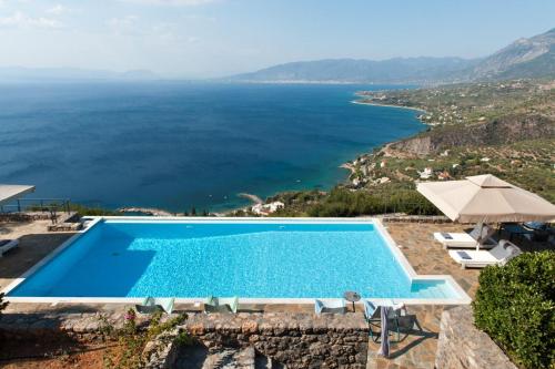 Splendid Messinia Resort Villa | Private Pool Mansion Sea View | Private Pool & Sea Views