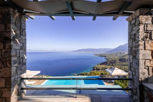 Splendid Messinia Resort Villa | Private Pool Mansion Sea View | Private Pool & Sea Views