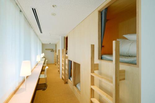 Bunk Bed in 8-Bed Mixed Dormitory Room with Shared Shower Room