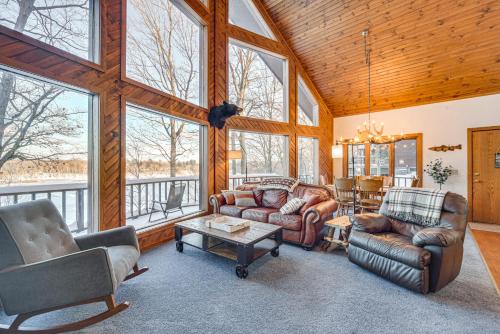 Rice Lake Cabin Retreat with Red Cedar Lake Access!