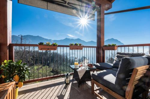 Iseo Lake Villa con vista lago e piscina