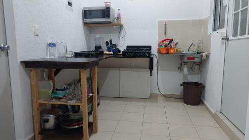 廚房, Departamento Sammy (Playa del Carmen) in 維亞斯德索爾