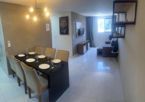 Amplo novo e moderno apartamento em linda praia de Maceió
