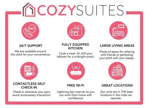 CozySuites Nora 2BR next to Whole Foods