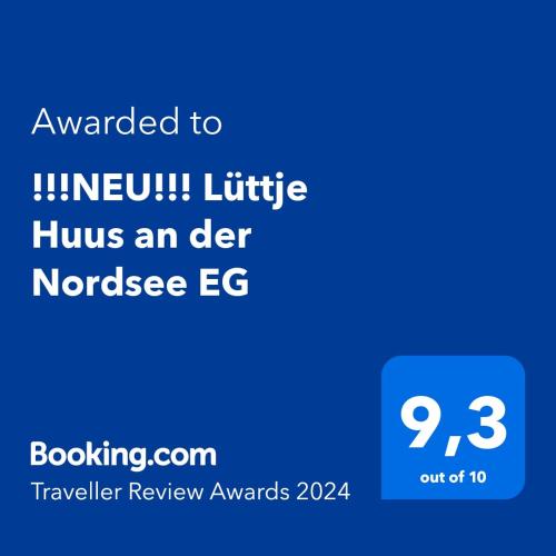 !!!NEU!!! Lüttje Huus an der Nordsee EG