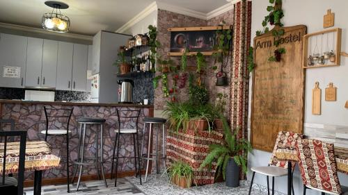 cuisine, Arm Hostel in Erévan
