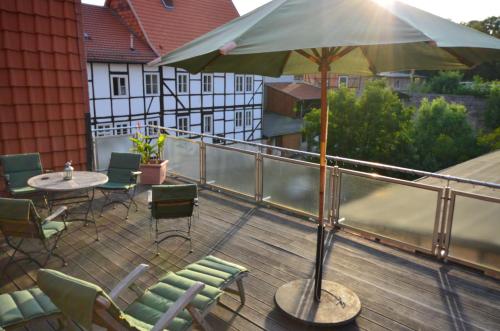 บริการและสิ่งอำนวยความสะดวก, Quartier am Brunnen in เควดลินบวร์ก