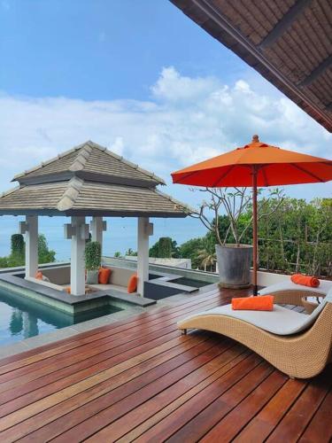 Luxury villa Seaview & Sunset 100m from the beach