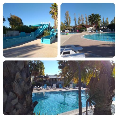 Water park, Mobil'Home neuf Camping Montourey a Frejus near Les Coloniaux