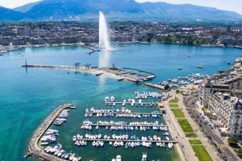 Appartement d'une chambre avec vue sur le lac terrasse amenagee et wifi a Excenevex