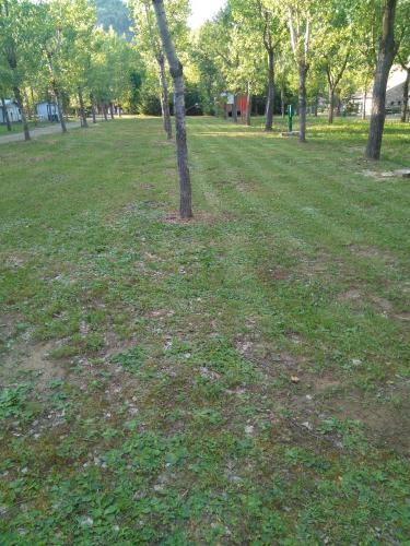 Empty spot with electricity and water for Autocamper and Van