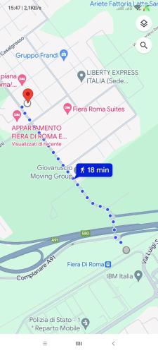  Villino fiera di Roma e aeroporto Fiumicino in Ponte Galeria