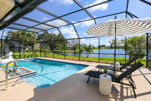 Sunny Naples 3BR Retreat with Solar Heated Pool and BBQ