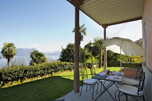 Apartment mit Gartenblick