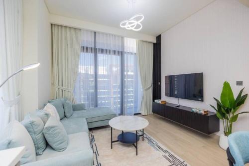 Urban Charm: Luxe 1BR Haven Near Downtown Dubai, Dubaj (zdjęcie 8)