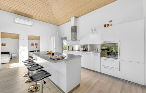 Kitchen, Gorgeous Home In Tarm With Sauna in Hemmet