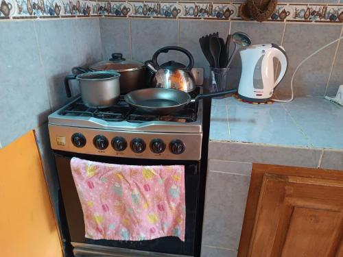 주방, Hospedaje Algo Nuestro in 고베르나도르 그레고레스