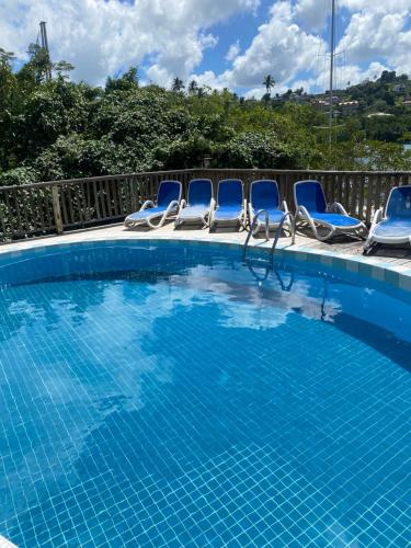 Blue Bamboo cottage Marigot Bay.