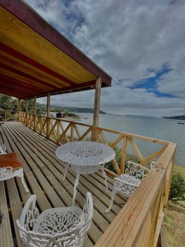 Cabaña con vista al mar Dalcahue 6 personas