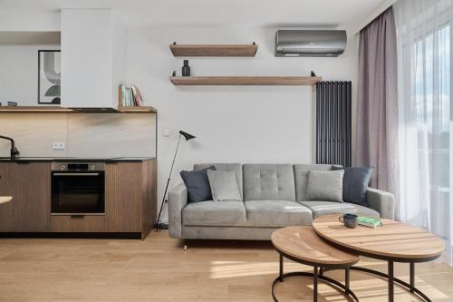 Białowieska 69 - Ekskluzywny apartament w Porcie Popowice z parkingiem i balkonem - Wrocław - Fair Rentals, Vratislav