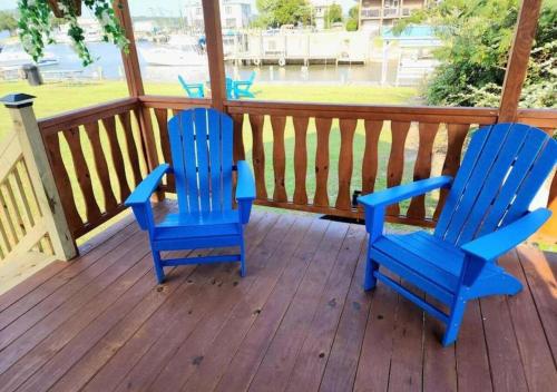 Water view Cabin near North Topsail Beach in Sneads Ferry (NC)