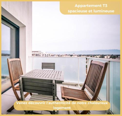 Appart T3 Moderne Ambilly - Apartment