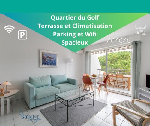 Plage et Golf* Clim * Parking * Spacieux * wifi Fibre * Ponant - Location saisonnière - La Grande-Motte