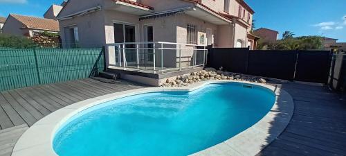Villa avec piscine privée à 5 min des plages - Location saisonnière - Saint-Cyprien