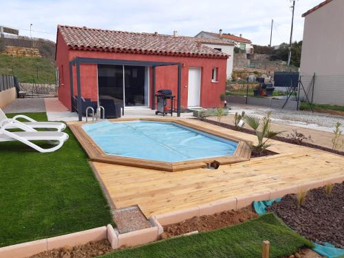 Carcès, Villa en Provence, piscine, 6 personnes.