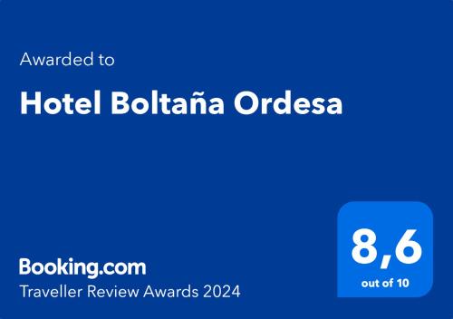 Hotel Boltaña Ordesa