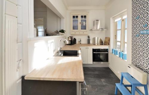 Kitchen, Three-Bedroom Holiday Home In Haderslev in Kelstrup