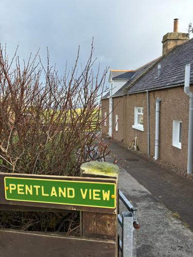 Pentland view croft with a sea view