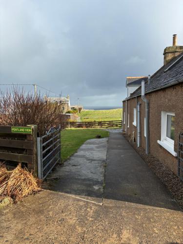 Pentland view croft with a sea view