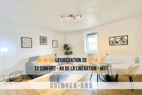 LE LIBERATION 2G - T2 Confort - Eau Blanche - Location saisonnière - Quimper