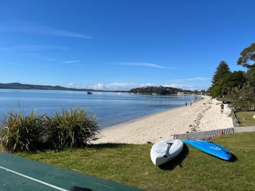 Beach, Luxury Stay with Private Heated Pool in Salamander Bay in Salamander Bay