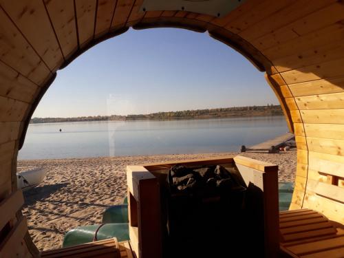 Szauna, ALL-on-SEA Camp & Sport Resort Leipzig am Schladitzer See in Rackwitz