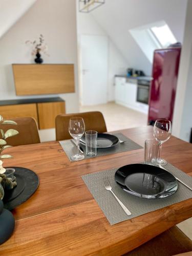 設施, Ahaus: Stadtoase mit Terrasse & privater Garage in 阿豪斯