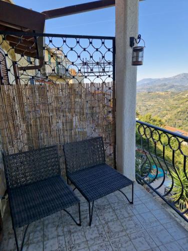 Apartment with a beautiful view in Seborga