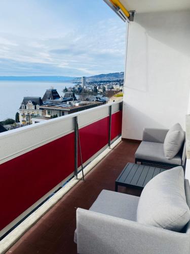 Amazing lake view Montreux - Apartment