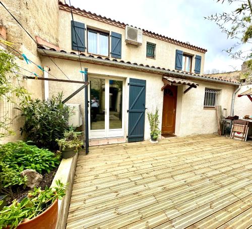 La Taurelle, Maison T3 climatisée avec terrasse au cœur de Gallargues-le-Montueux - Location saisonnière - Gallargues-le-Montueux