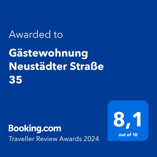 Gästewohnung Neustädter Straße 35