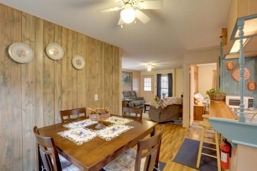 Riverfront Hot Springs Cabin with Private Hot Tub! in Hot Springs, USA