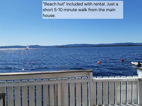 Flaskebekk at Nesodden with unbeatable Oslo Fjord views and a private beach hut