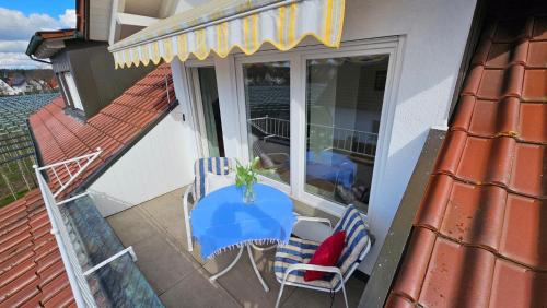 Erkély/terasz, Traumferienwohnung Meckenbeuren in Meckenbeuren