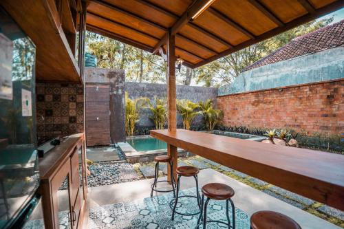 Swimming pool, Umadhatu Resort in Tabanan